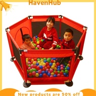HavenHub Tempat Pagar Mainan Kanak-kanak mudah lipat Heksagon Hexagon Foldable Playpen Playard Baby Kids Safety Play Fence