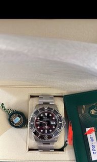全新！Rolex 勞力士 126600 單紅 sea dweller full set計原裝貼
