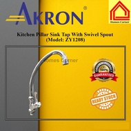 Akron Kitchen Pillar Sink Tap With Swivel Spout ZY1208