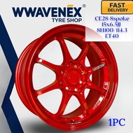 (price is 1pc)(minimum purchase 4pc)New Sport Rim 15” RAYS CE28 15 inch 15x7 15x6.5 8H100/114.3