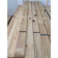 🔥🔥Kayu pine 5.9ft x 4inch x 18mm siap ketam keliling