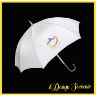 Customized White Umbrella Souvenir/Give Aways