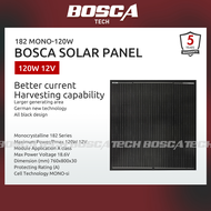 BOSCA Monocrystalline Solar Panel 5YEAR WARRANTY MONO 60W 120W 180W 240W 330W 12V Solar module cell 