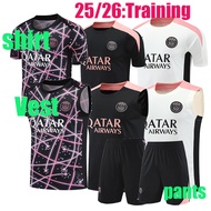 25/26 O.DEmbel Soccer Clothes Paris Training Jerseys D.Doue Kvaratskhelia O.Dembel Hakimi Vitinha Le