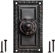 Akatva Door Bell Button – Bell Push Button – Doorbell Chime Wired - Doorbell Button Wired – Door Bell Ringer Button – Doorbell Button Replacement – Wired Doorbell Button - Oil Rubbed Bronze Finish
