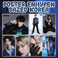 KOREAN ENHYPEN DAZED Poster | Kpop Poster A4 A5 A6