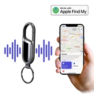 Smart Bluetooth Anti-lost Airtag Keychain Alarm GPS for Apple Find My Key Tracker Finder Carabiner K
