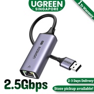 UGREEN USB to 2.5Gbps Ethernet Adapter Aluminum, USB 3.0 Network Adaptor Portable Type A 2.5 Gigabit
