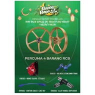 Y15ZR SP522 522 RACE RCB RACING BOY 100% ORIGINAL SPORT RIM (FRONT 1.6, REAR 1.6) 100% ORI RCB