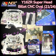 NLK Performance Super Head BILLET CNC Oval (Y16ZR), (21/24) (22/25)