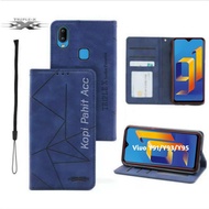 Case Vivo Y91 Y93 Y95 1816 1817 1820 1811 1814 1815 1807 Flip Cover Wallet Sarung Hp Casing Dompet F
