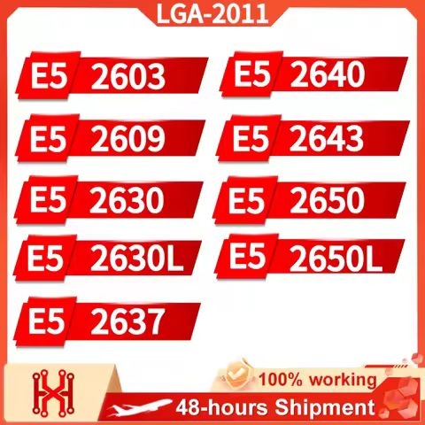 E5 2603 2609 2630 2630L 2637 2640 2643 2650 2650L for LGA 2011 Xeon V1