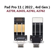Pad Pro 11 4rd 2022 ( A2759 , A2435 , A2761 , A2762 ) USB Data Charging Port Plug in Charger Flex Ca