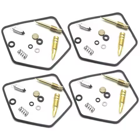 4PCS Motorcycle Carburetor Repair Kit FOR Kawasaki KZ440A LTD 1983 KZ750H KZ750N KZ750E KZ 440 750 4