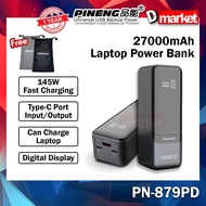 Pineng PN-879 27000mAh Powerbank 145W Laptop Power Bank Original Pineng PowerBank PN879 PN-879PD