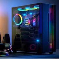 [水冷RGB幻變燈系列】 i7 第9代 水冷RGB電競高階電腦遊戲主機，頂配16G 記憶體，Ra...