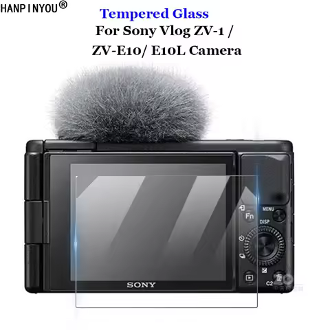 For Sony Vlog ZV-1F ZV1 ZV-1 II ZV-1M2 ZV-E10 ZV E10L ZV-E1 Clear Tempered Glass 9H 2.5D Camera LCD 