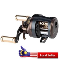 Trolling Fishing Reel Baitcasting Reel Metal Drum Fishing Reel (R)