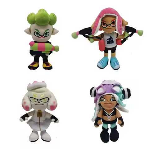 New Cartoon Anime 25cm Splatoon 3 Plush Toys Cute Game Splatoon 2 Stuffed Dolls Gifts for Boys Girls