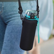 Uzspace Water Bottles Pouch Carrier Bag Protective Cover WITH Shoulder Strap Bottle Carrier Without 