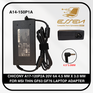 CHICONY A17-120P2A 20V 6A 4.5 MM X 3.0 MM FOR MSI THIN GF63 GF76 LAPTOP ADAPTER