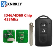 Kunci Mobil Remote Pintar Nrkey 3B ID46/4D60 Chip 433Mhz untuk Nissan