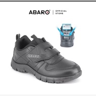 ABARO Water Resistant PVC 2323N Unisex School Shoes/NAME Your Shoes/Slip Resistant/Kasut Sekolah Hit