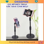 Desktop Phone Stand DC-01, 360 Back Clip with Round Desk Stand, Multifunctional Convenient Stand DC-