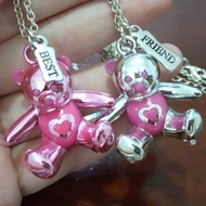 BEST FRIEND BEAR COUPLE NECKLACE