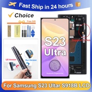 S23 Ultra For Samsung For AMOLED S918B S918U S918W S918N S9180 LCD Display Touch Screen Digitizer As