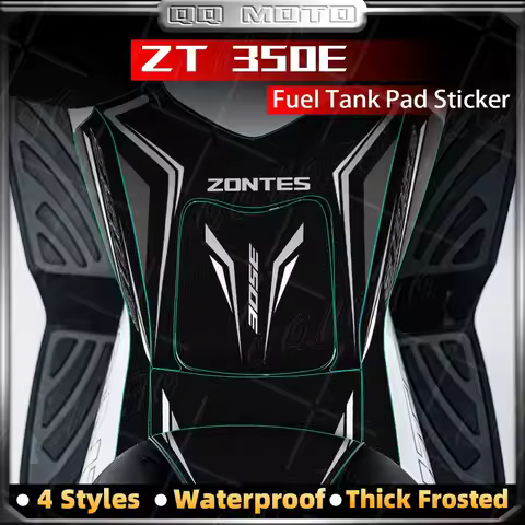 Motorcycle Fuel Tank Frosted Sticker Gas Oil Cap Body Protection Decal Anti-Scratch For ZONTES 350E