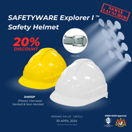 SAFETYWARE Explorer I Industrial Safety Helmet (Slide Lock)