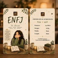 Naria 999.9/24K Gold Bar 0.25gm Design ENFJ Personality Collection MBTI Gold Bar Emas Tulen Hadiah E