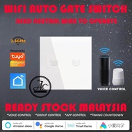 Tuya WIFI Smart Autogate Glass Touch Switch Wifi Remote Autogate Smart Phone Control Ready Stock in Malaysia