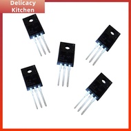 5ชิ้น TO-220F ช่อง8A MOSFET 600V 8N60ครัวอันโอชะ
