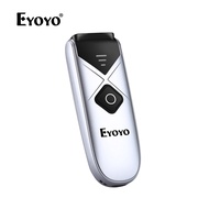 Eyoyo เครื่องสแกนบาร์โค้ดบลูทูธเครื่องอ่านบาร์โค้ดขนาดเล็กแบบพกพาพร้อมสาย USB/บลูทูธ/2.4G การเชื่อมต