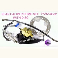 (Modify set) Rear Disc brake pump set FULL- Y125ZR  Y125Z with Disc  plate