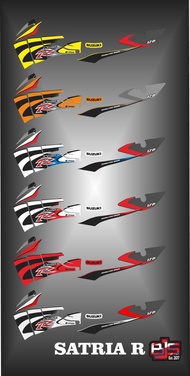 stiker striping sticker satria r satria lumba-lumba