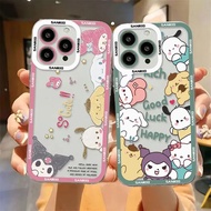 1537 Case Clear Protector Camera SANRIO for OPPO RENO 10 5G/10 PRO A38 A58 8T 4G/5G A31 VIVO V25E V2