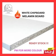 White Chipboard 16mm Papan Chipboard Putih Melamin Board Papan Melamin