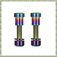 (F Y Z E) Titanium Alloy Stem Bolts M5x18mm Bicycle Handlebar Stem Screw with Washer Road Bike Stem 