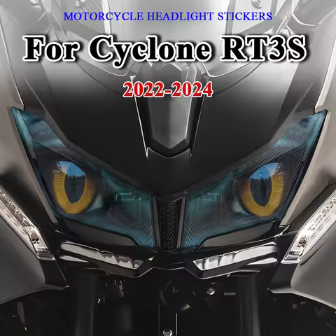 Waterproof Headlight Stickers Protection Motorcycle Headlamp Guard Decals Motorbike Accessories For 