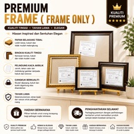 Frame Gambar Premium | Bingkai Foto Hiasan Dinding | Frame Only | Pelbagai Saiz 8R 11R 16R