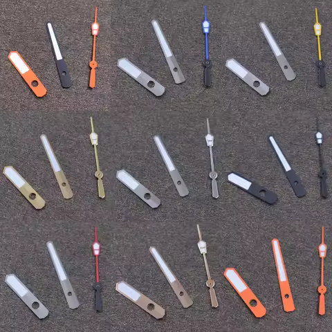 Green Luminous Watch Hands Fit Japan NH35 NH36 7S36, 7S25, 7S35, 6R15, 4R15, 4R35, 4R36 Movement