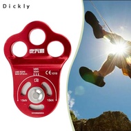 [Dickly] Climbing Rescue Single Pulley Mountaineering Transport Ball Bearing Pulley for Rope Access 