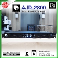 Audio Jockey AJD-2800 เพาเวอร์แอมป์ 2 ชาแนล 2CH x 800W. AJD2800 Class-D 1200 วัตต์ที่ 4 โอห์ม สวิทชิ