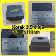 Rubber Chair Table Legs Hollow Box Stick Safety 35 x 35 mm 35x35 3.5 x 3.5 cm 3.5x3.5