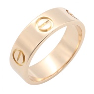 [Used] Cartier Love Ring, K18PG (Pink Gold), Women's Love Ring, Used A