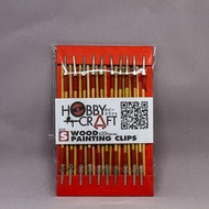 HOBBYCRAFT WOOD PAINTING CLIPS SIZE S [20 Pieces/Pack] Tools Model Equipment Gundam Gunpla