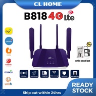 🔥WiFi Router Modem CPE B818 Modified Unlimited Hotspot 4G LTE Modem Router MOD Wifi 4 antenna simcard